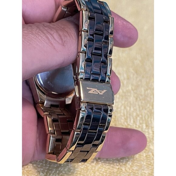 A II Z V0V731N Women's Copper Tone Crystal Embellished Watch (needs Battery) - Picture 4 of 11